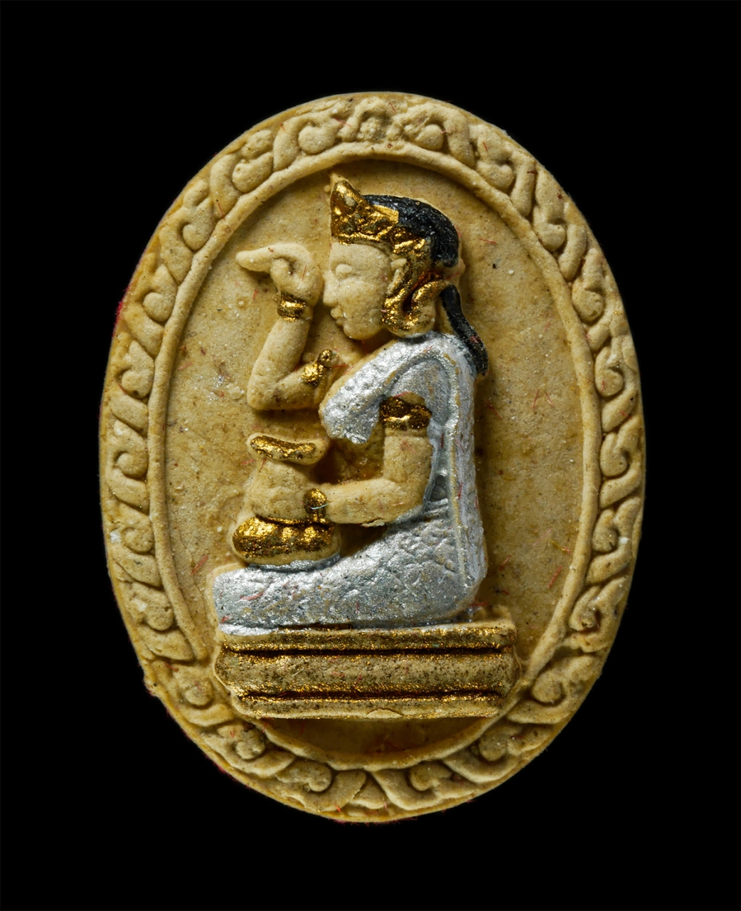 30Jun25 (285)p.jpg - นางกวักเงิน กวักทอง พระอาจารย์ต่อ (พระครูประภาสสิริวัฒน์) ที่ระลึกงานผูกพัทธสีมา วัดปากแพรก ต.ละหาร อ.ปลวกแดง จ.ระยอง ปี2548 เนื้อผงพุทธคุณ ผงว่าน ลงส [..] | https://kamulet.in.th